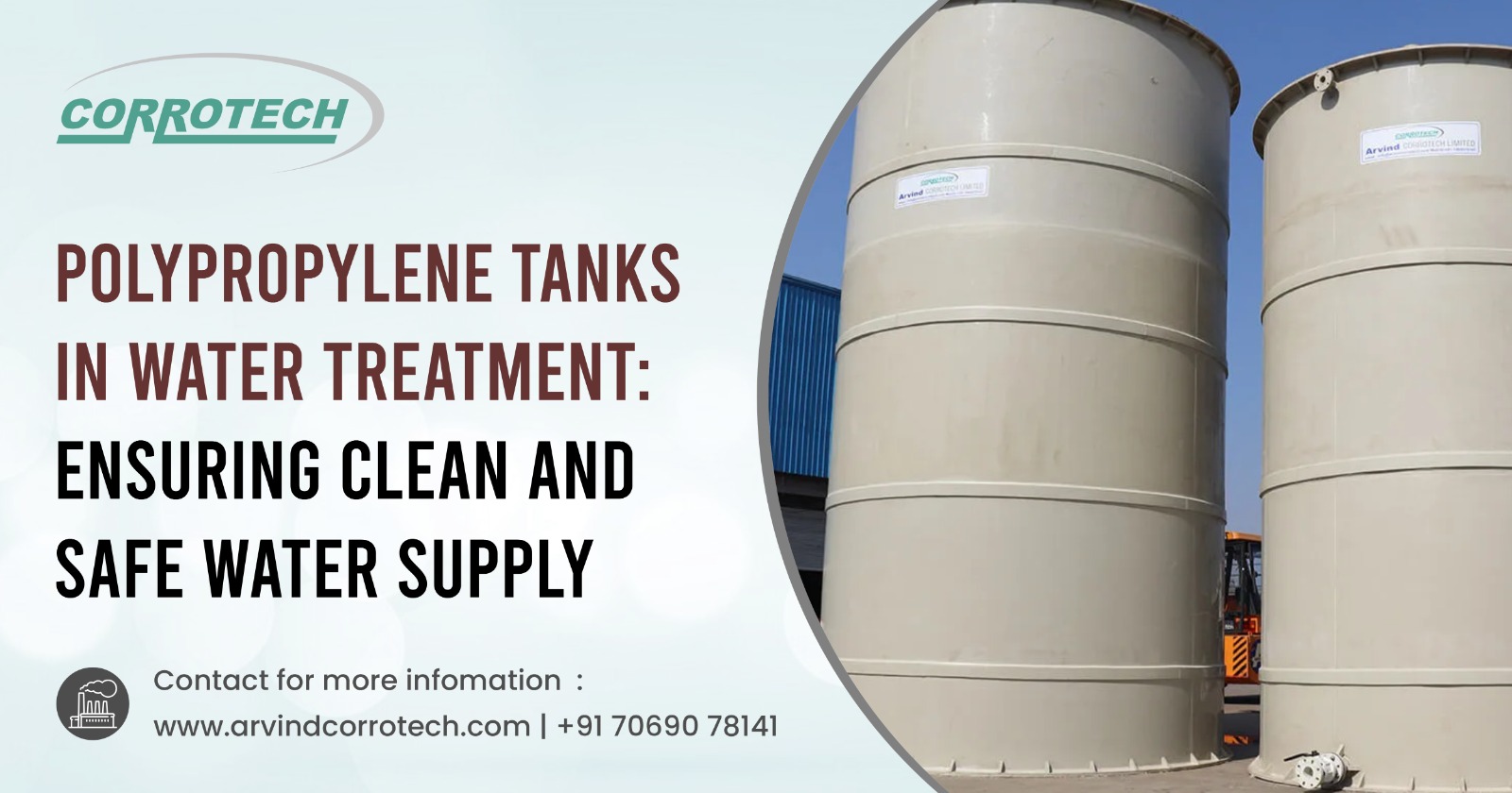 Polypropylene Tanks in Water Treatment: Ensuring Clean and Safe Water Supply